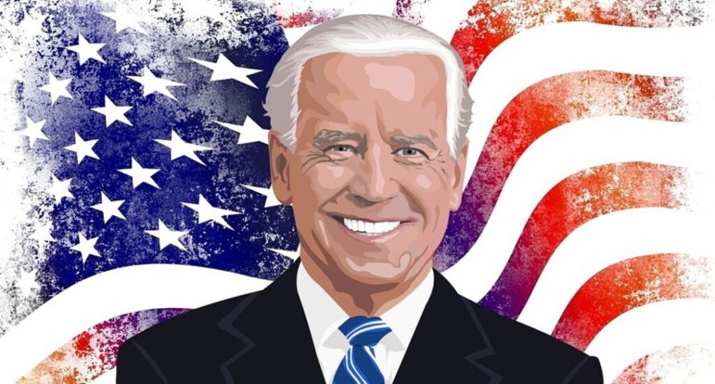 Dank Ausdauer zum Erfolg: Portrait von US-Präsident John R. Biden.